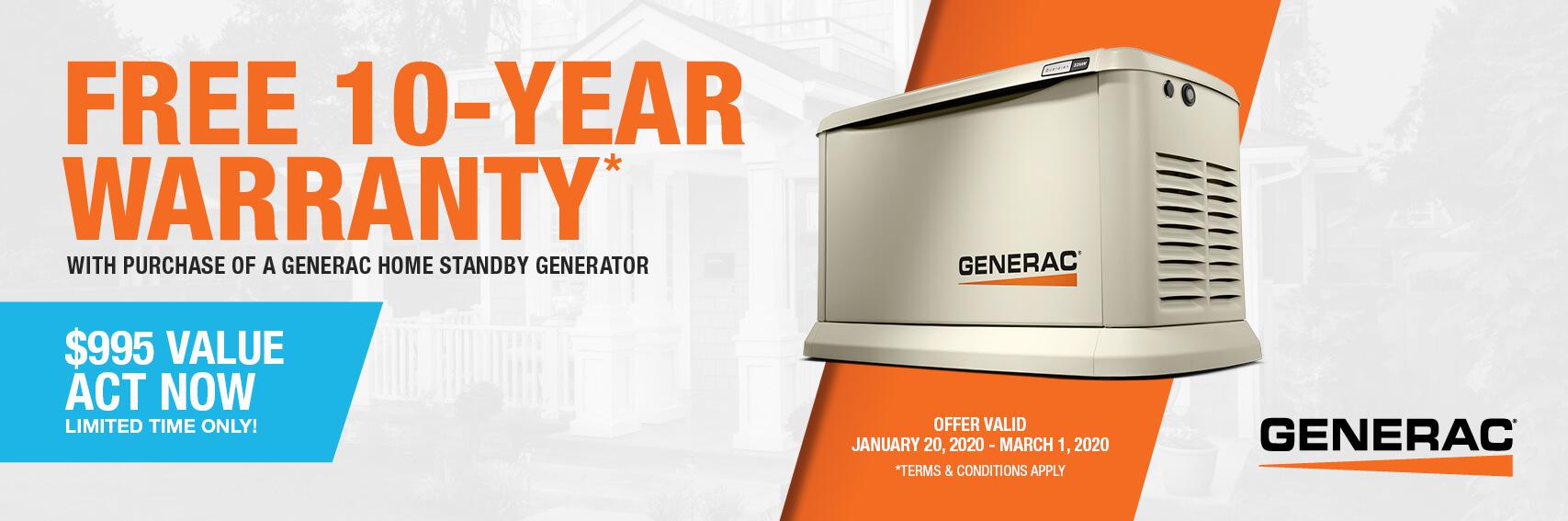 Homestandby Generator Deal | Warranty Offer | Generac Dealer | Mandeville, LA